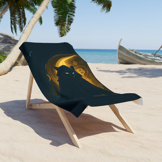 Beach Towel - The Hollow Vault Crypto Characters Design
